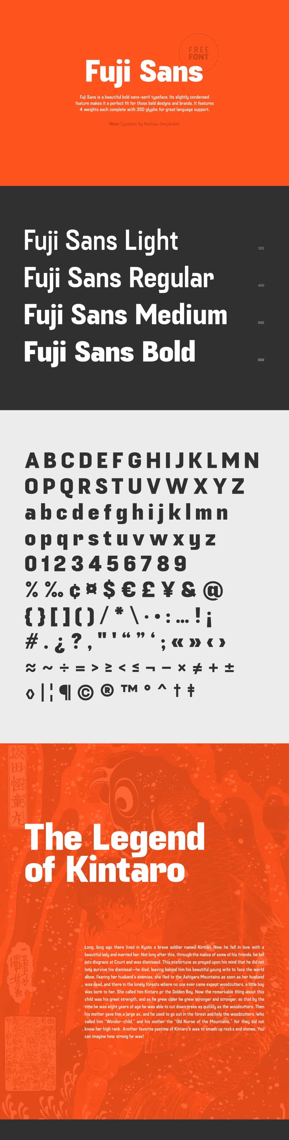 Fuji Sans Font Family Image 1