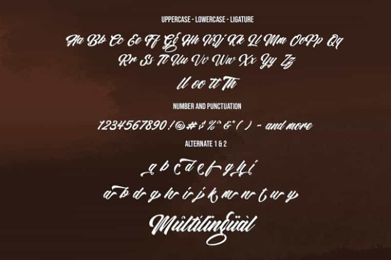 Restu Bundah Retro Script Font Image 3
