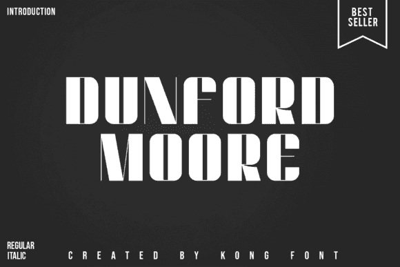 Dunford Moore Display Font Image 1