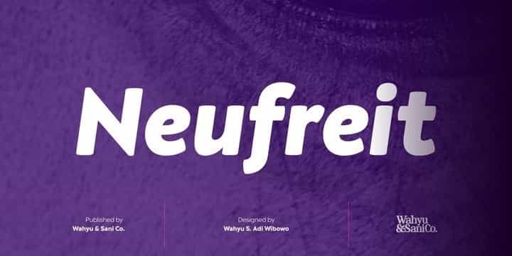 Neufreit Sans Serif Font Image 1