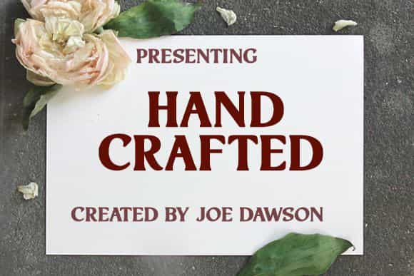 Hand Crafted Serif Font Image 1