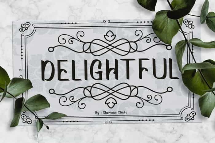 Delightful Font Image 1