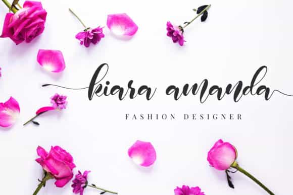 Beneficha Calligraphy Script Font Image 2