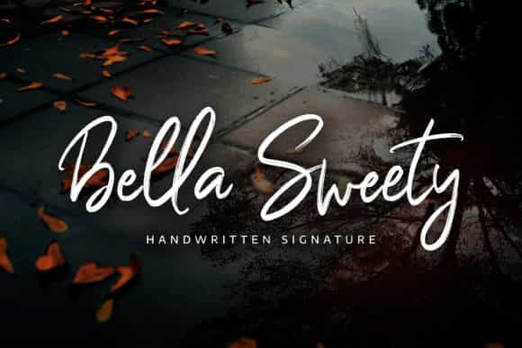 Bella Sweety Pen Brush Font Image 1