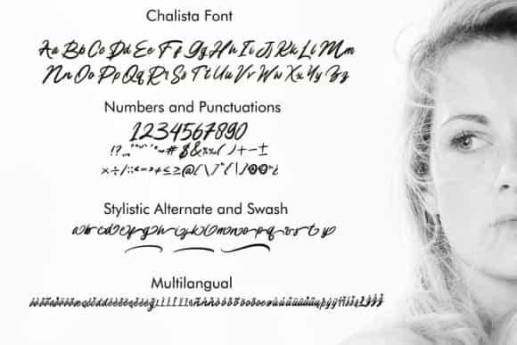 Chalista Brush Script Font Image 3