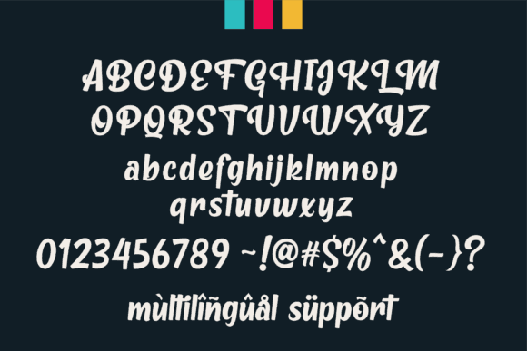 Metro Beardy Retro Script Font Image 2