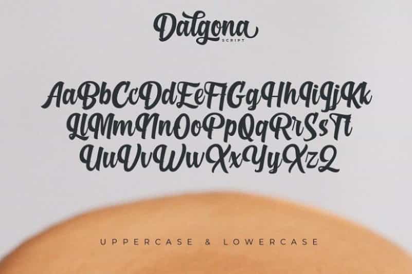 Dalgona Script Font Image 3
