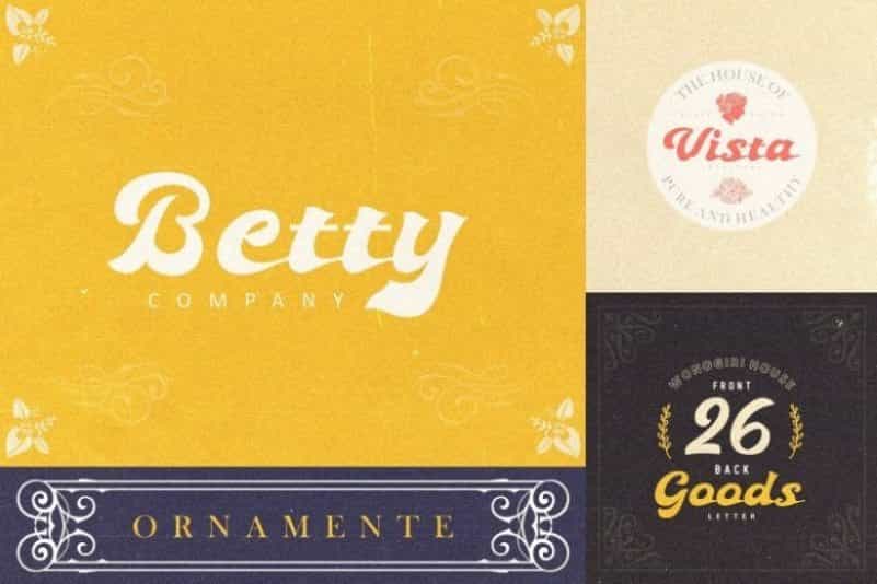 Ebullience Retro Script Font Image 2