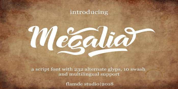 Megalia Font Image 1