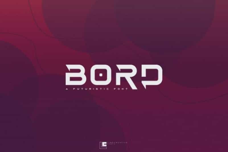 Bord Display Font Image 1
