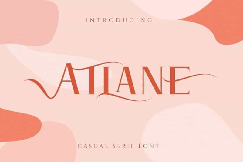 Atlane Casual Serif Font Image 1