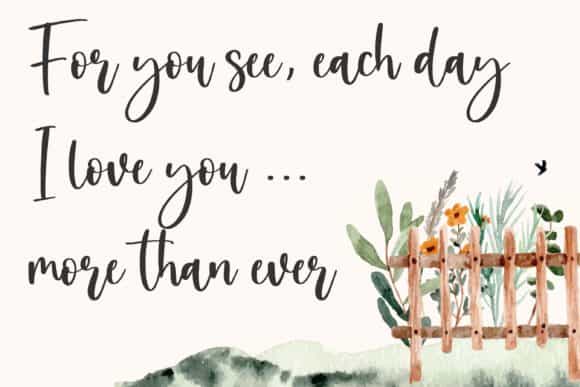 Valerina Calligraphy Font Image 2
