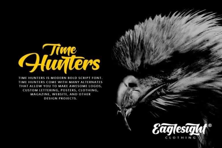 Hunters Bold Script Font Image 2