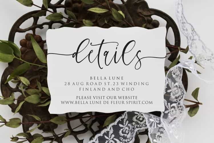 Charming Calligraphy Font Image 2