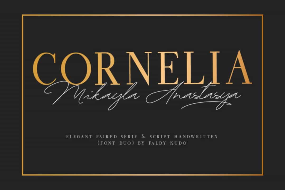 Cornelia Serif Font Image 1