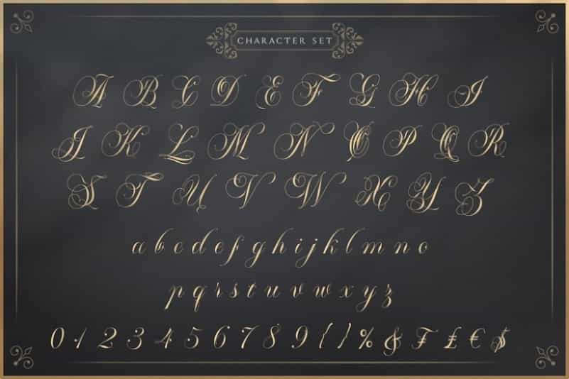 Mallaire Exclusive Calligraphy Font Image 3