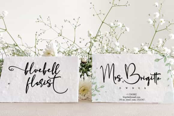 Angellonia Calligraphy Font Image 2