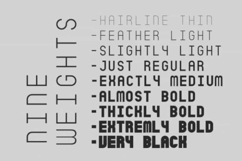 Sicret Mono Sans Font Family Image 3