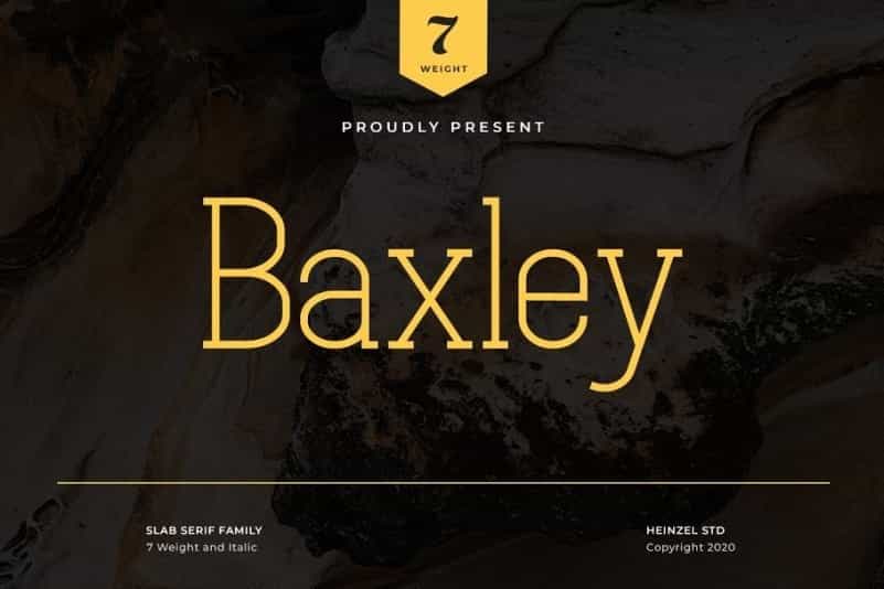 Baxley Slab Serif Font Image 1