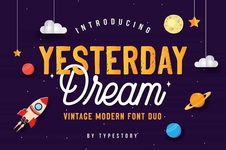 Yesterday Dream Font Duo Image 1