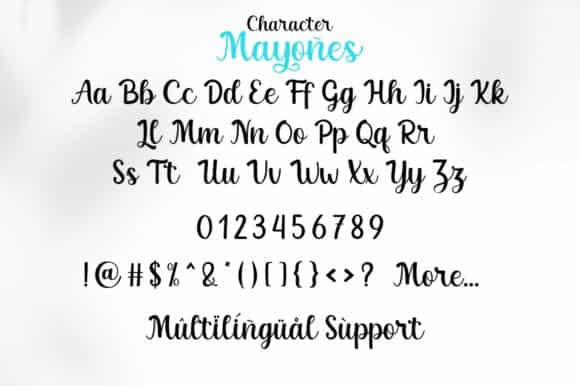 Mayones Modern Script Font Image 4