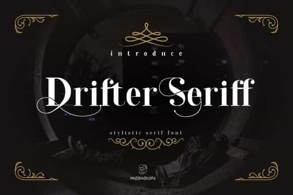Drifter Seriff Font Image 1