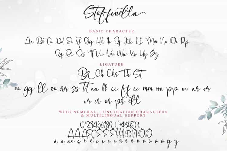Steffinella Handwritten Font Image 4