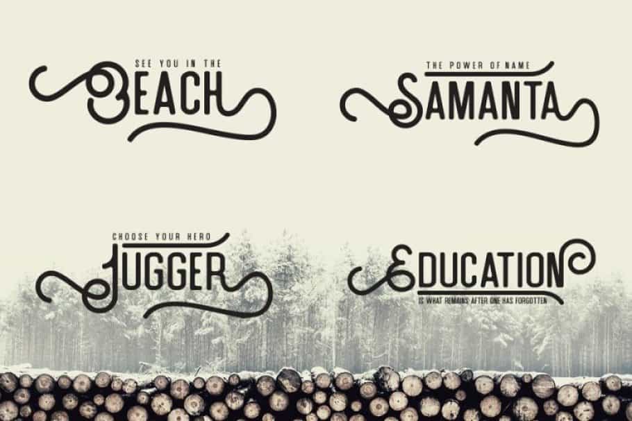 Artefak Vintage Display Font Image 2