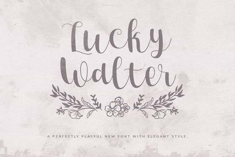 Lucky Walter Handwritten Font Image 1