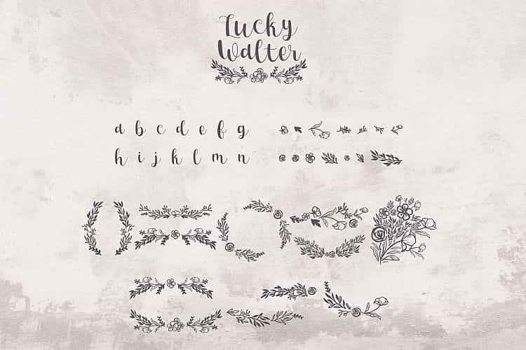 Lucky Walter Handwritten Font Image 3