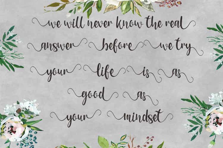 Meryana Lovely Script Font Image 3
