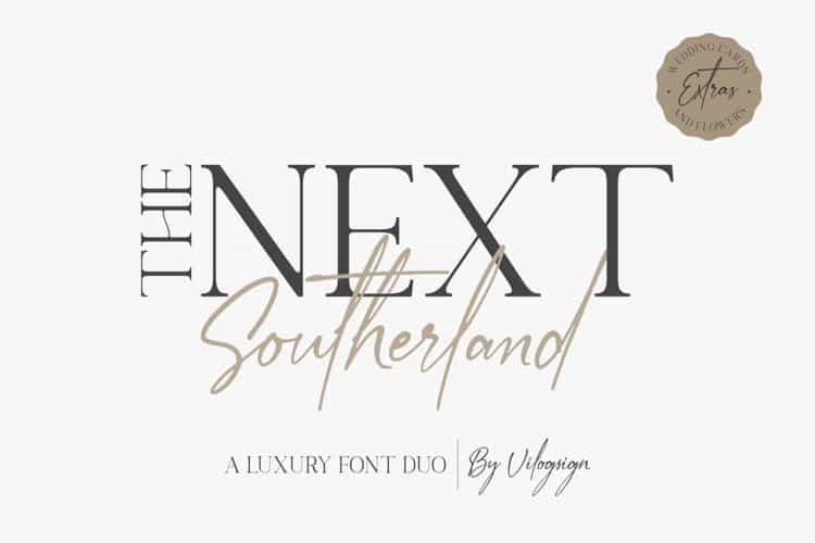 The Next Southerland Font Duo Image 1