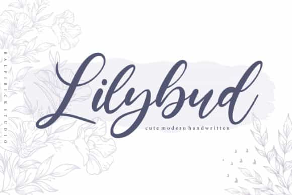 Lilybud Handwritten Font Image 1