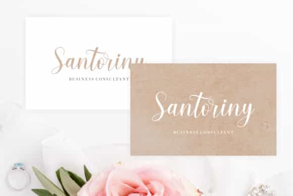 Belarose Modern Calligraphy Font Image 3