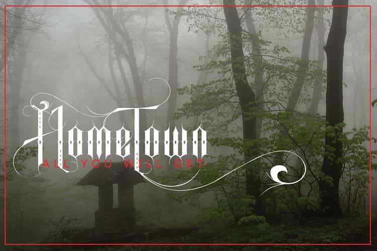 Single Ghost Tattoo Font Image 3