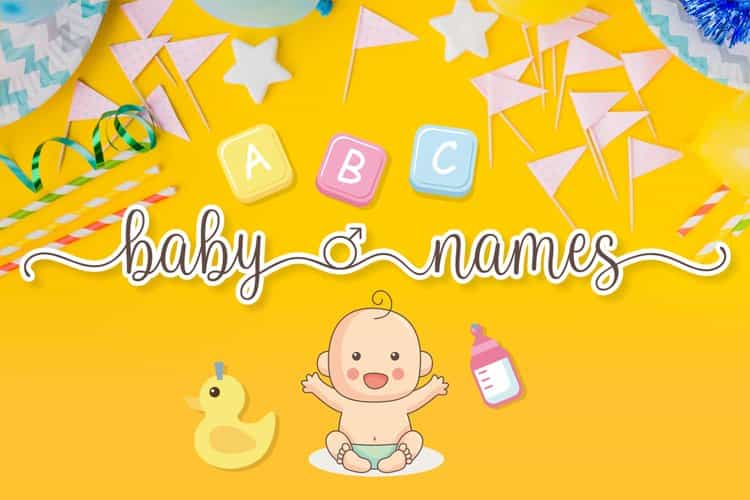 Baby Names Calligraphy Font Image 1