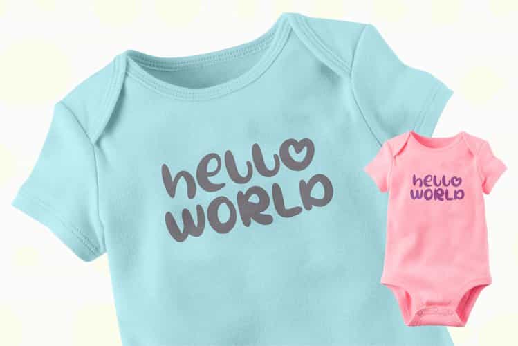 Oh My Baby Cartoon Font Image 2