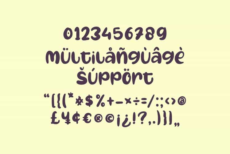 Oh My Baby Cartoon Font Image 4