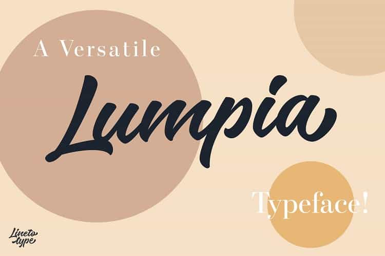 Lumpia Brush Script Font Image 1