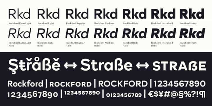 Rockford Sans Serif Font Image 3