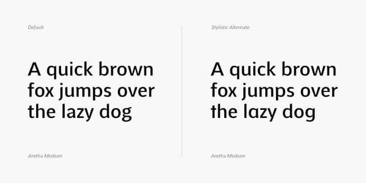 Aretha Sans Serif Font Image 3