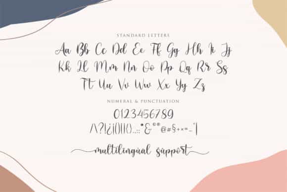 Lovely Girly Calligraphy Font Image 3