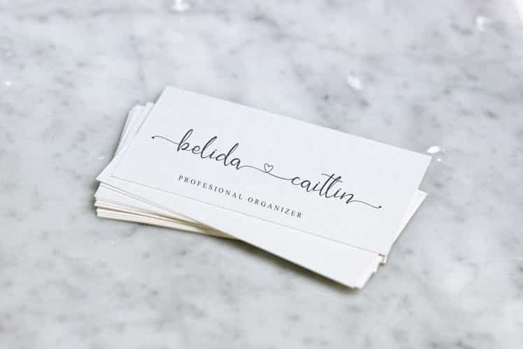 Jeliya Elbern Calligraphy Font Image 2