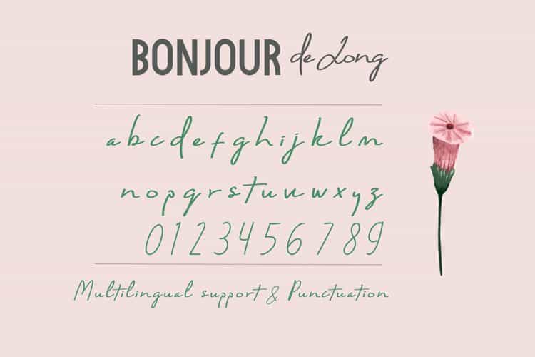 Bonjour de Jong Font Duo Image 4