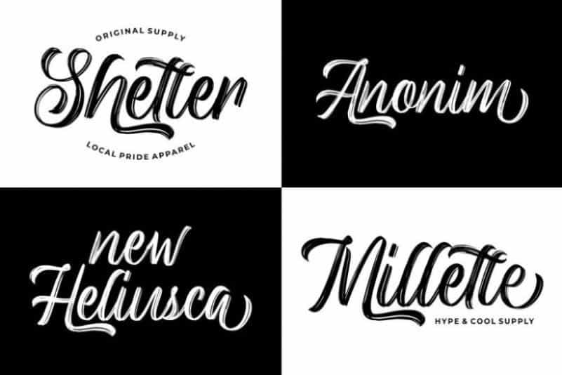Backrush Handbrush Script Font Image 2