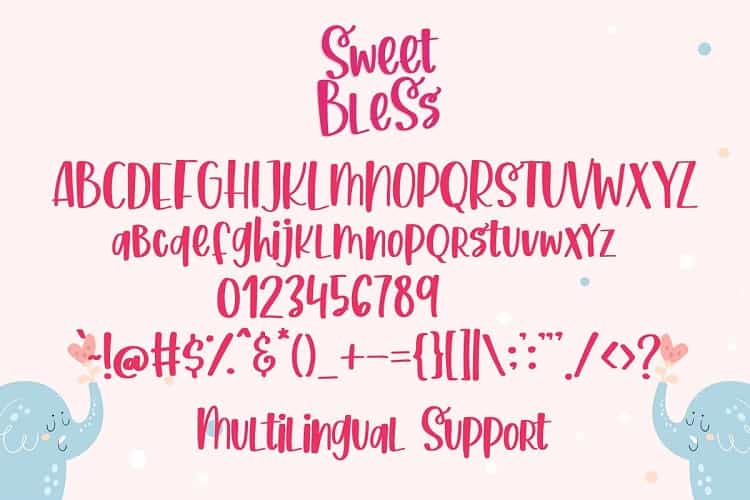 Sweet Bless Handwritten Font Image 3