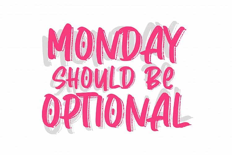 Love Monday Brush Font Image 2