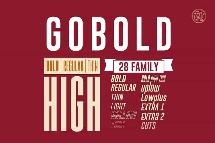 Gobold Sans Serif Font Family Image 1