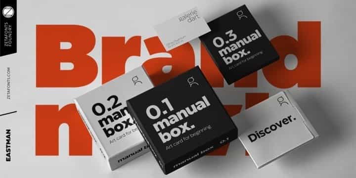 Eastman Sans Serif Font Image 2
