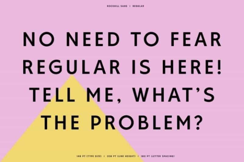 Rockhill Sans Serif Font Image 2